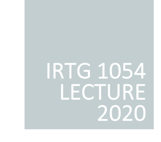 IRTG 1054 Lecture 2020 Teaser