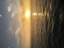 Sunrise over the lido, view from San Servolo